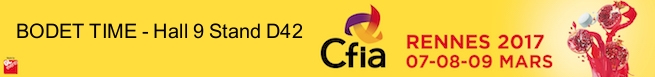 CFIA trade fair - Agri-food time distribution trade fair CFIA logo industrial watchmaking food industry