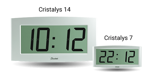 Die Uhr Cristalys 14 ermöglicht durch ihre große Größe ein optimales Ablesen.