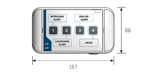 Harmonys - IP Button Box Dimensions