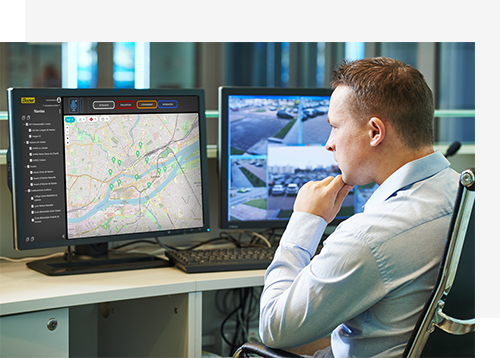Supervisory software for managing lockdown alerts on several sites