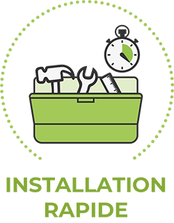 Harmonys plafonnier est simple à installer