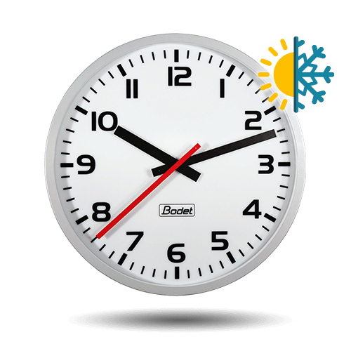 Metal analogue clock for waterway terminals and bus stations Profil 760