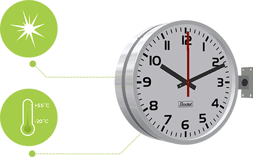 The Profil 780 clock withstands all external constraints