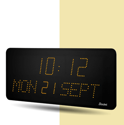 LED-Uhr Style Date gelb LED-Uhr-Style-10-Date