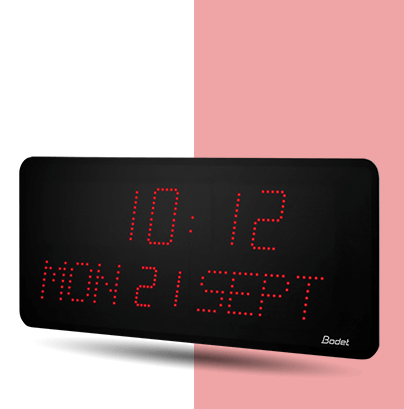 LED-Uhr Style Date rot LED-Uhr-Style-10-Date