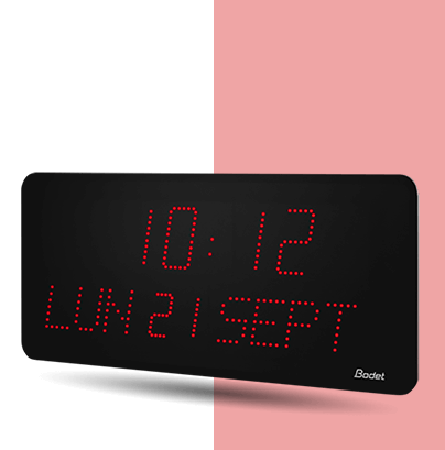 Red LED Date Clock Clock-LED-Style-10-Date