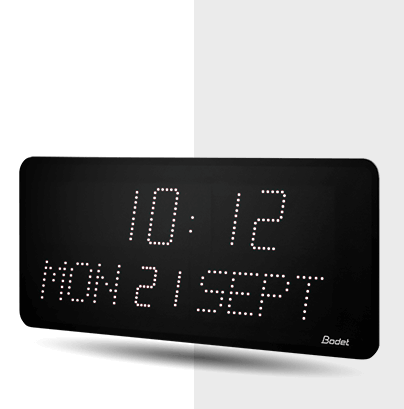 LED-Uhr Style Date weiß LED-Uhr-Style-10-Date