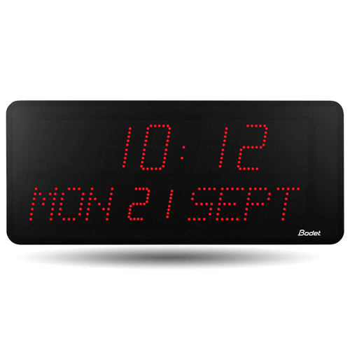 LED-Uhr Style 10D: Finanz- und Transportsektor Style 10 Date