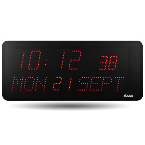 Style 10S Date LED clock: digital clock with date, week Style 10S Date