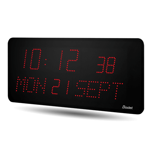 Style 10S Date LED clock: digital clock with date, week Style 10S Date