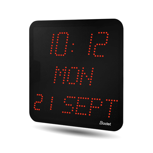 LED-Uhr Style 7 Date: Digitaluhr mit Datum, Woche Style 7 Date