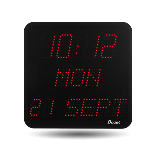 LED-Uhr Style 7 Date: Digitaluhr mit Datum, Woche Style 7 Date