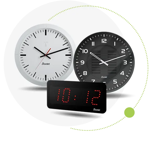 Which clock system is to be installed in educational facilities?