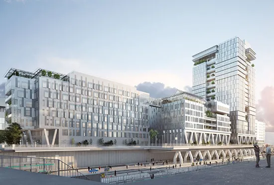 Système audio et d'alerte Bodet au siège du groupe Vinci