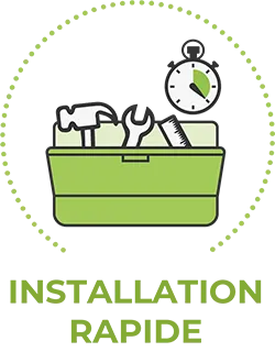 Harmonys plafonnier est simple à installer