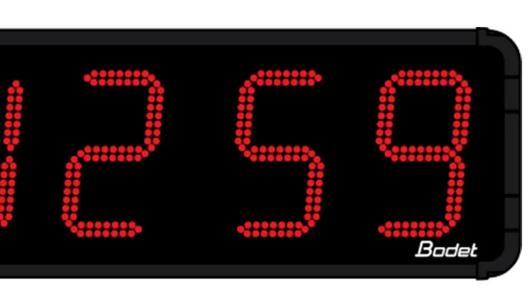 HMS LED 45 : une horloge de grande taille