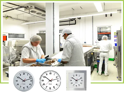 Les avantages des horloges analogiques pour l'industrie agroalimentaire