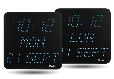 List of style 7 date led clock features