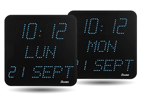 List of functions led style 7 date clocks