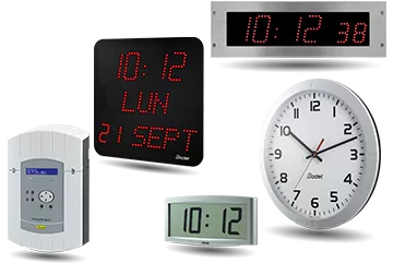 STYLE LED clock and Style 5 S hospital digital clock