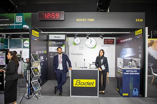 Bodet Time will be exhibiting at Intersec Saudi Arabia, in Riyadh