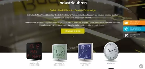 Neue design Bodet Time industrieuhren Neue design Bodet Time industrieuhren