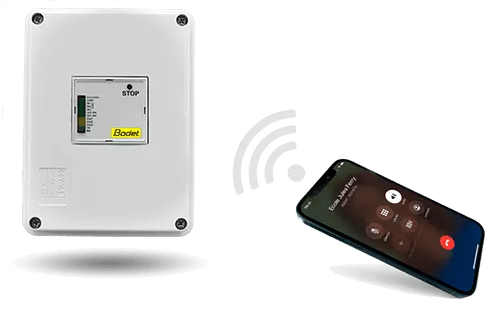 The GSM control unit can be used to trigger PPMS alerts by telephone call.