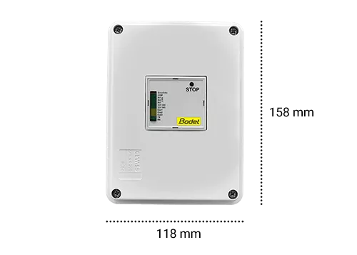 Dimensions GSM control unit