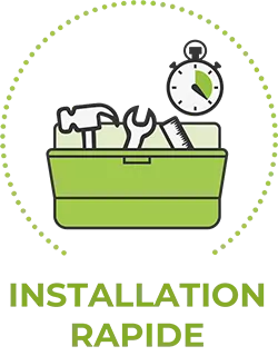 Le déclencheur manuel PPMS est simple et rapide à installer Le déclencheur manuel PPMS est simple et rapide à installer