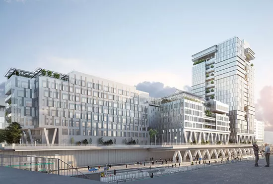 Système audio et d'alerte Bodet au siège du groupe Vinci