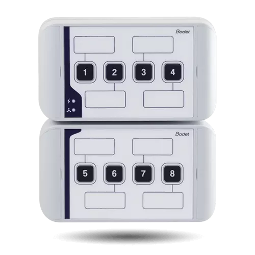 Trigger messages, melodies or alerts with a box Harmonys IP button box
