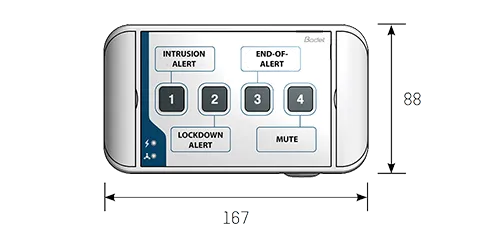 Bodet Harmonys IP 4 Button Box