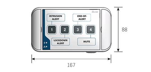 Harmonys - IP Button Box Dimensions Harmonys - IP Button Box Dimensions