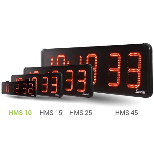 LED-Außenuhr: Digitaluhr für Reisende HMS LED 10
