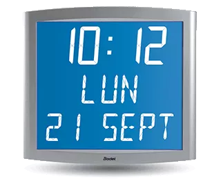 L'Opalys Date propose un large choix d'affichages L'Opalys Date propose un large choix d'affichages