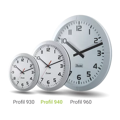 A unique, customised indoor analogue clock Profil 940