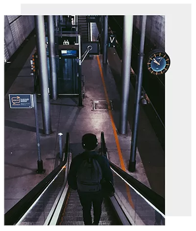 L'horloge Profil TGV 950 est lisible de jour comme de nuit L'horloge Profil TGV 950 est lisible de jour comme de nuit