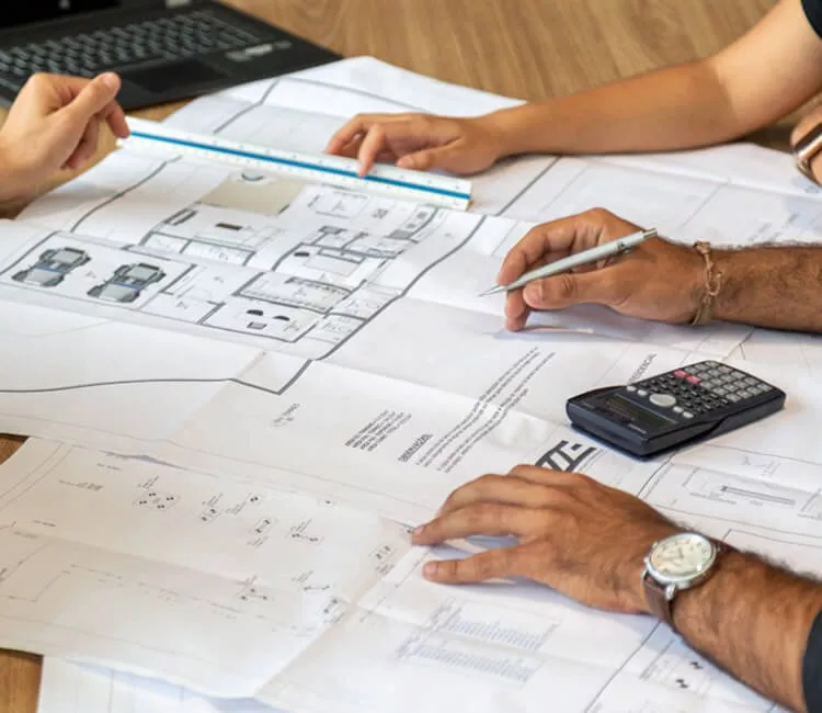 Services at every stage of the project Services at every stage of the project