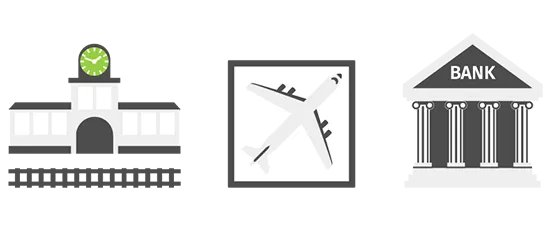 Style 10 Date led clock for use in different areas