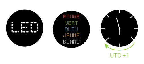 Horloge Style 10s Date, horloge complète