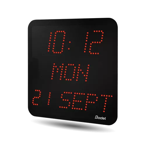 LED-Uhr Style 7 Date: Digitaluhr mit Datum, Woche Style 7 Date