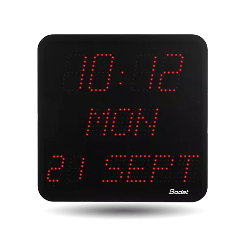 LED-Uhr Style 7 Date: Digitaluhr mit Datum, Woche Style 7 Date