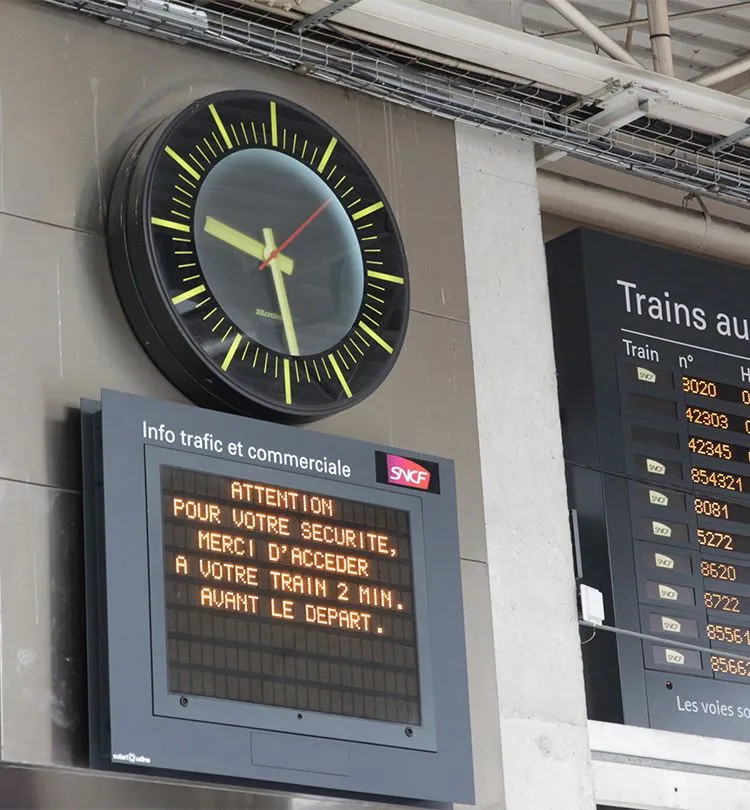 Discover our case studies in the railway station sector